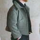 AGL Box Jacket - Quilted Chocolate & Pine, Size D