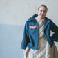 AGL Box Jacket - Prussian Blue & Check, Size B