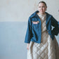 AGL Box Jacket - Prussian Blue & Check, Size B