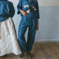 AGL Box Jacket - Prussian Blue & Check, Size A