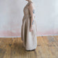 Aggie Ruched Waist Sleeveless Midi Dress - Pastel Popcorn, Size B