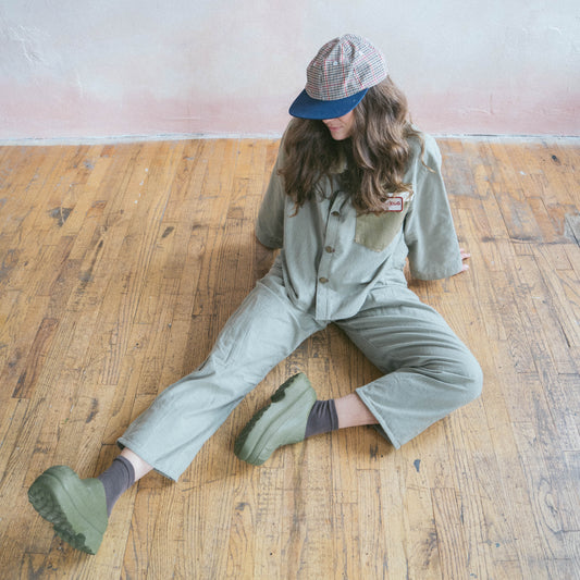 AGL Cropped Pant - Soft Sage, Size A