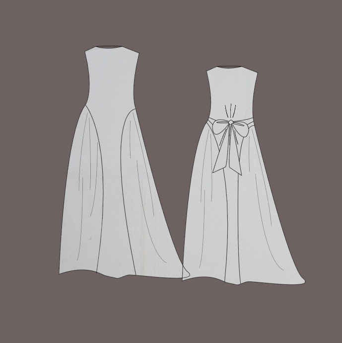 Custom | Aggie Ruched Sleeveless Midi Dress