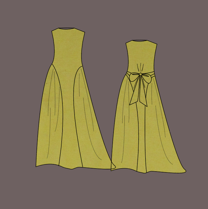 Custom | Aggie Ruched Sleeveless Midi Dress
