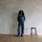 AGL Box Jacket - Prussian Blue & Check, Size A