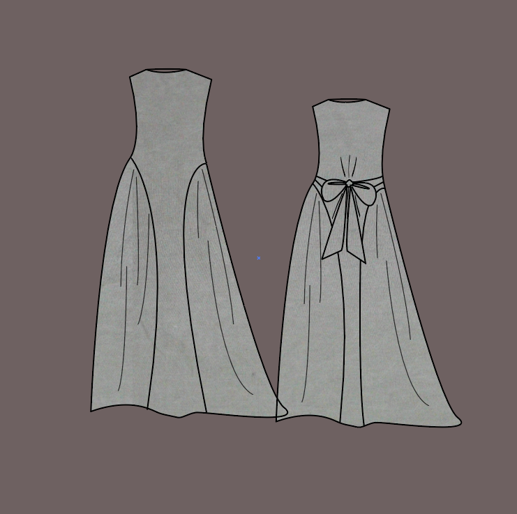 Custom | Aggie Ruched Sleeveless Midi Dress