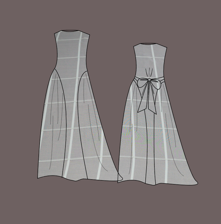 Custom | Aggie Ruched Sleeveless Midi Dress