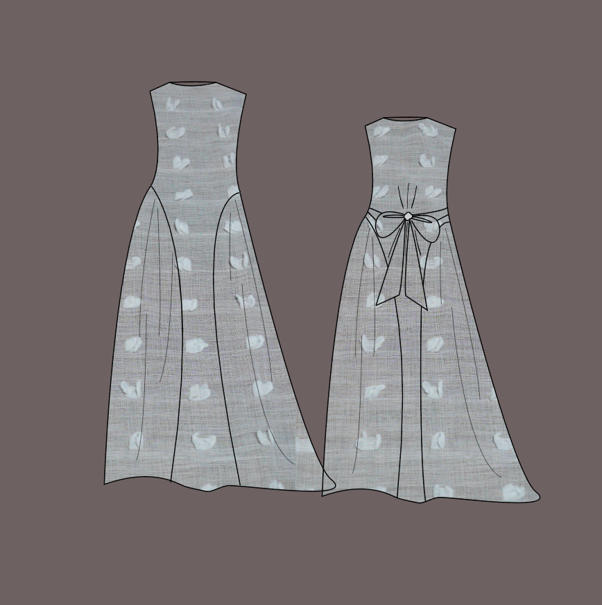 Custom | Aggie Ruched Sleeveless Midi Dress